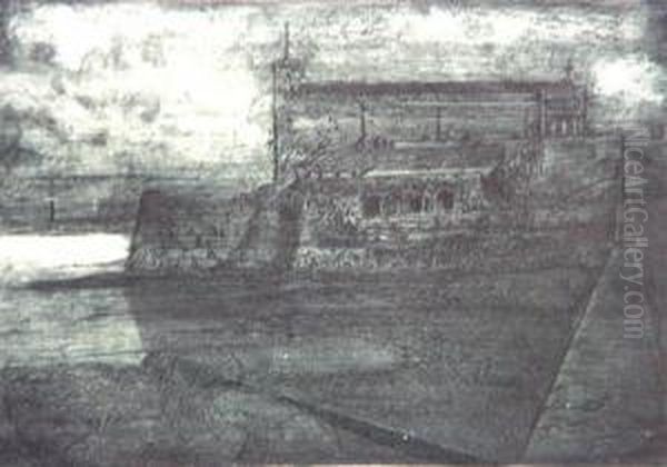 Templo Ingles Oil Painting by Ernesto Laroche