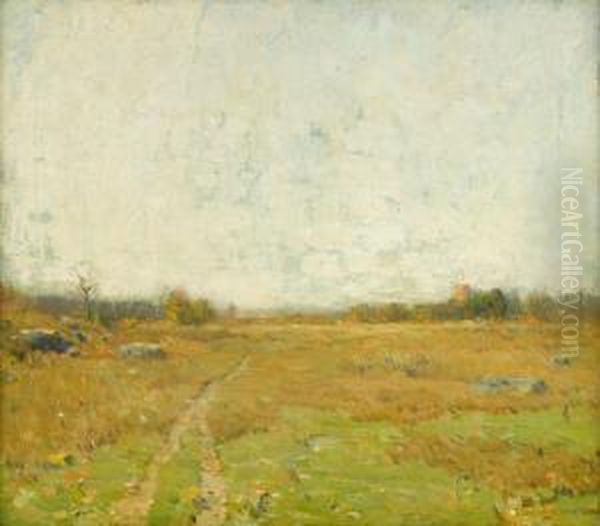 Path In The Landscape Oil Painting by William Langson Lathrop