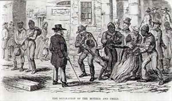 The Separation of the Mother and Child Oil Painting by George Cruikshank I