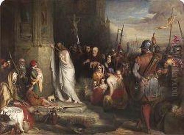 The Penance Of Jane Shore Oil Painting by Robert Scott Lauder