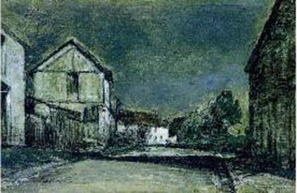 La Ferte-milon Le Soie Oil Painting by Eugene Antoine Samuel Lavieille