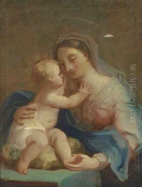 The Madonna and Child Oil Painting by Sebastiano Conca