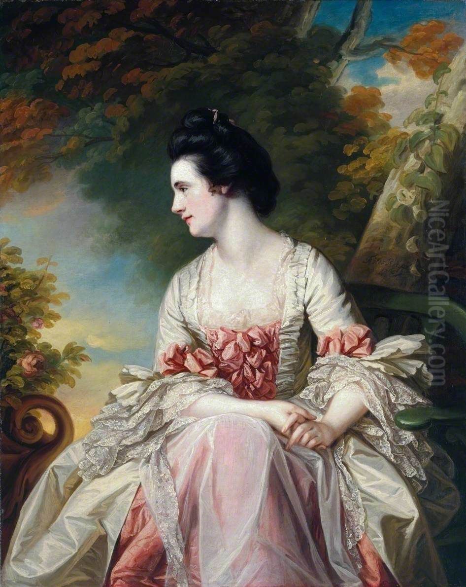Portrait of a lady Oil Painting by Francis Cotes