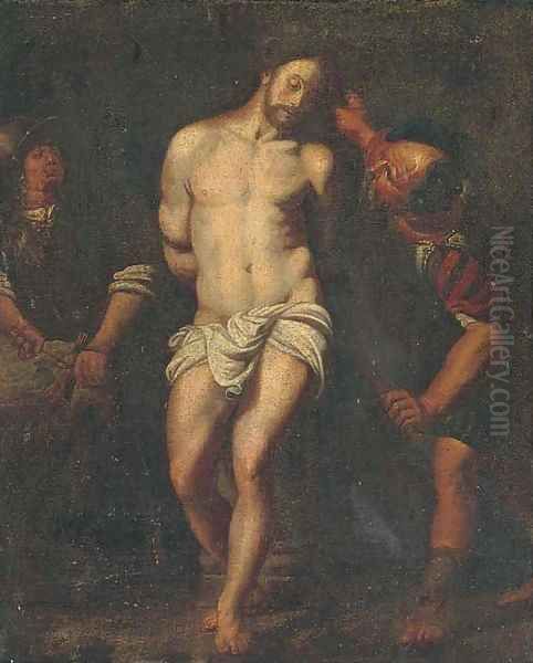 The Flagellation 2 Oil Painting by Caravaggio