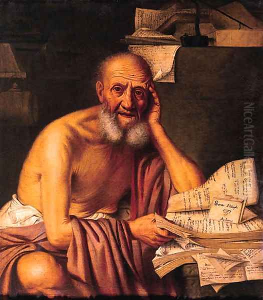 Socrates Oil Painting by Caravaggio
