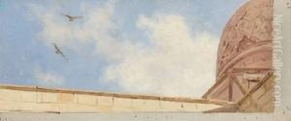 Etude D'une Coupole De Mosquee Oil Painting by Jean-Jules-Antoine Lecomte du Nouy