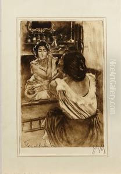 Floraartificielle Oil Painting by Louis Legrand