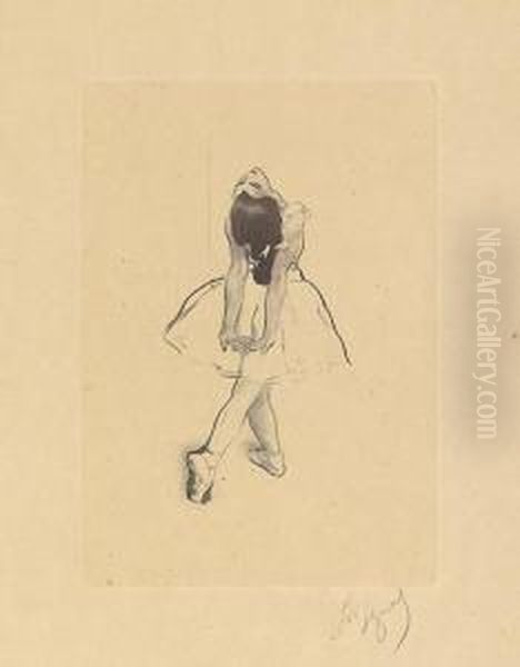 Delassement. Oil Painting by Louis Legrand