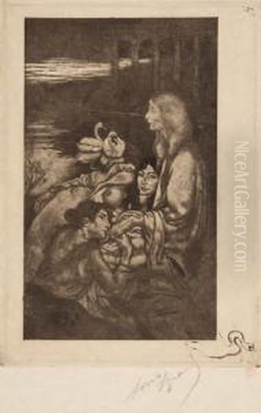 La Divine Parole Oil Painting by Louis Legrand