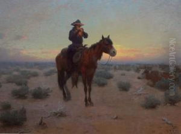 The Night Watch Oil Painting by William Robinson Leigh