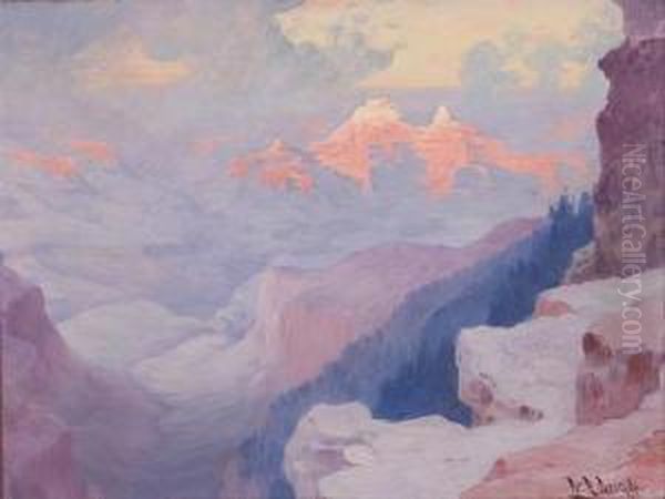 Canyon Landscape Oil Painting by William Robinson Leigh