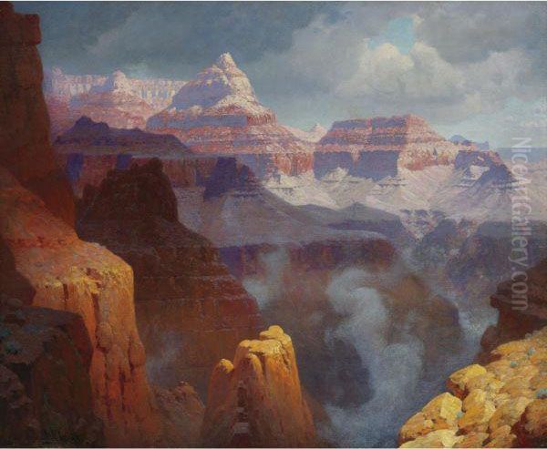 Temple Of The Indian Gods Oil Painting by William Robinson Leigh