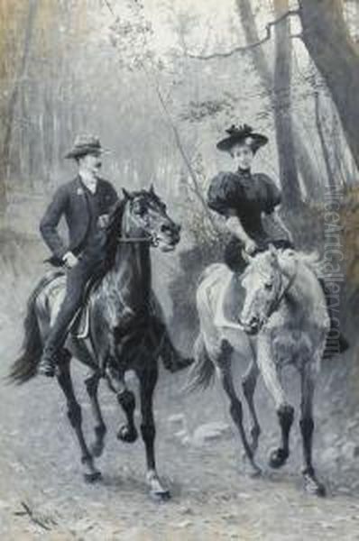 A Family Reunion In Virginia Oil Painting by William Robinson Leigh