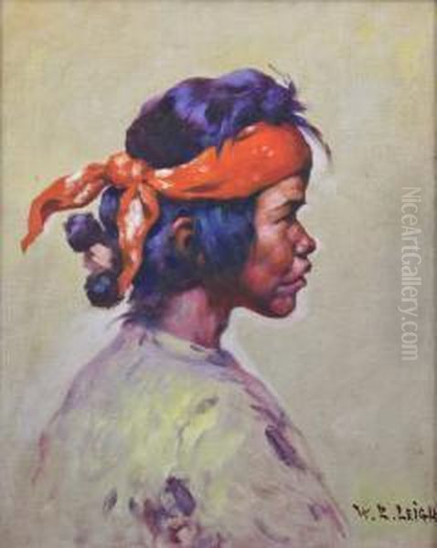 Navajo Sheperd Boy Oil Painting by William Robinson Leigh