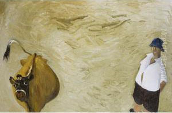 William With Josephine Oil Painting by William Robinson Leigh