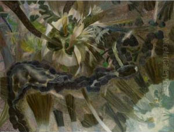 Botan Creek, Rainforest Oil Painting by William Robinson Leigh