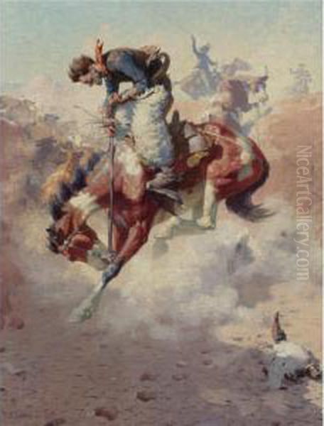 The Foul Rope Oil Painting by William Robinson Leigh