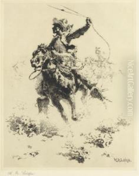 [the Roper] Oil Painting by William Robinson Leigh