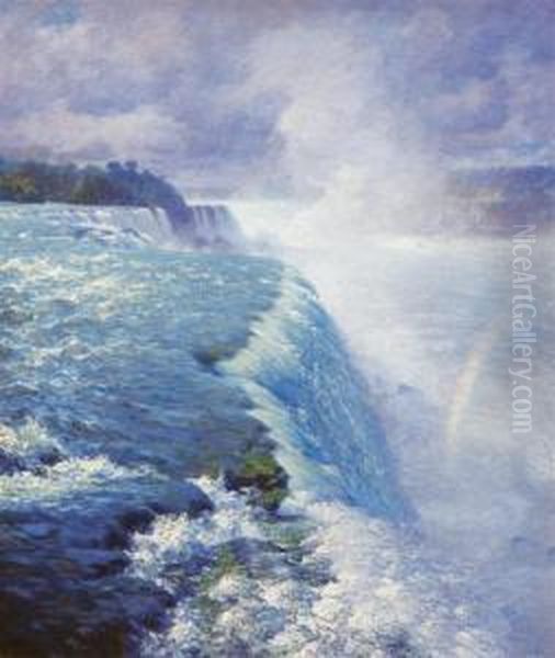 ''niagara Falls'' Oil Painting by William Robinson Leigh