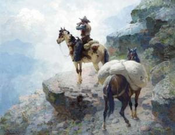 Looking For Sheep Oil Painting by William Robinson Leigh