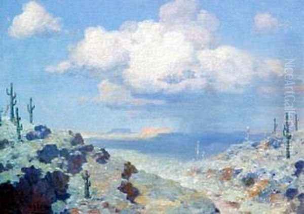 Paradise Valley Oil Painting by William Robinson Leigh