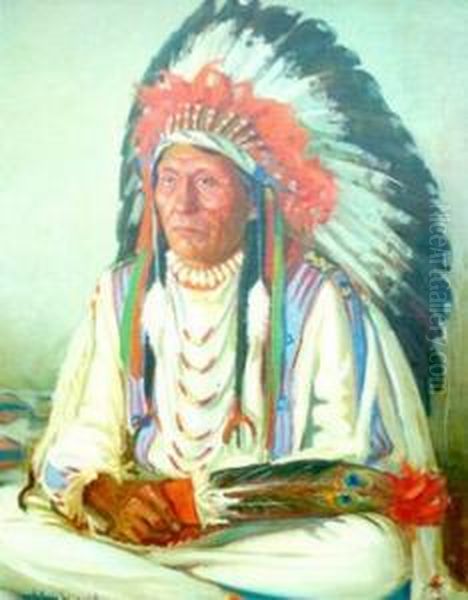 The Referee Oil Painting by Kathryn Woodman Leighton