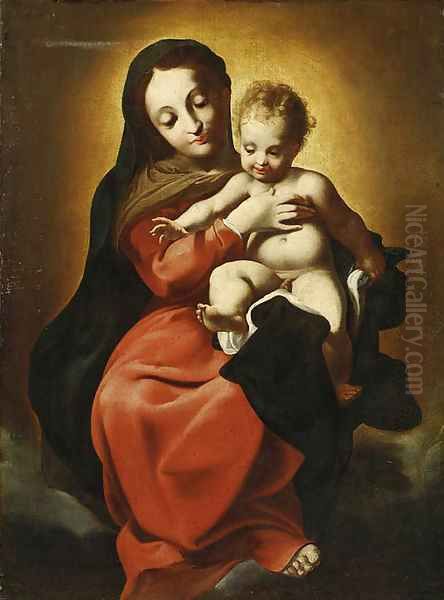 The Madonna and Child Oil Painting by Antonio Allegri da Correggio