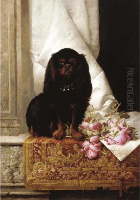 Her Majesty Oil Painting by Horacio Lengo y Martinez