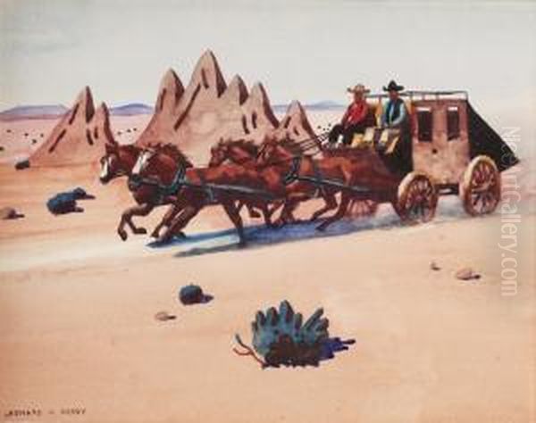 Untitled Oil Painting by H. Reedy Leonard