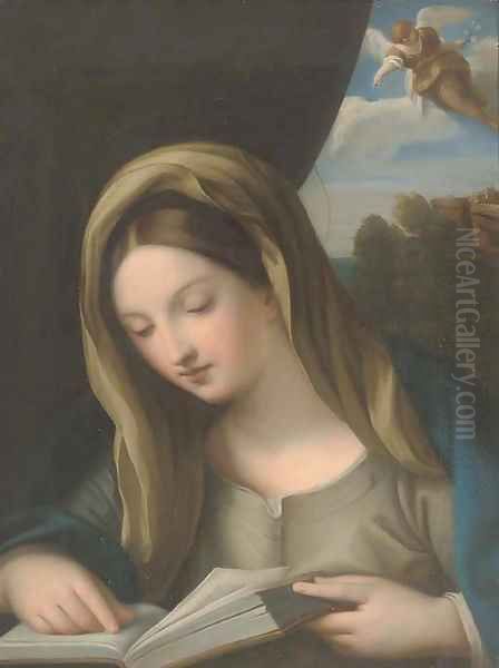 The Annunciation Oil Painting by Antonio Allegri da Correggio
