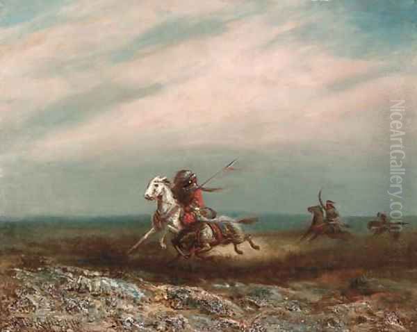 Pursuit Oil Painting by Astley David Middleton Cooper