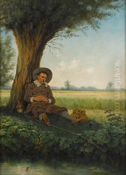 A Drop Too Much Oil Painting by Stephen Lewin