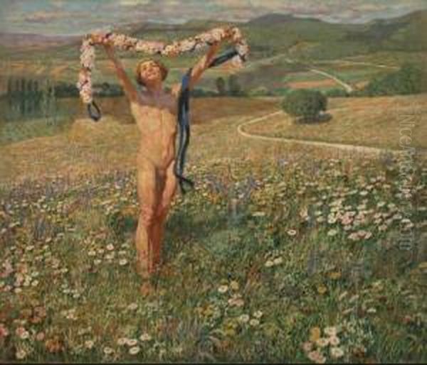 Ganimede Oil Painting by Hans Lietzmann