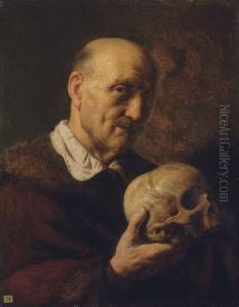 A 
Vanitas Oil Painting by Jan Lievens