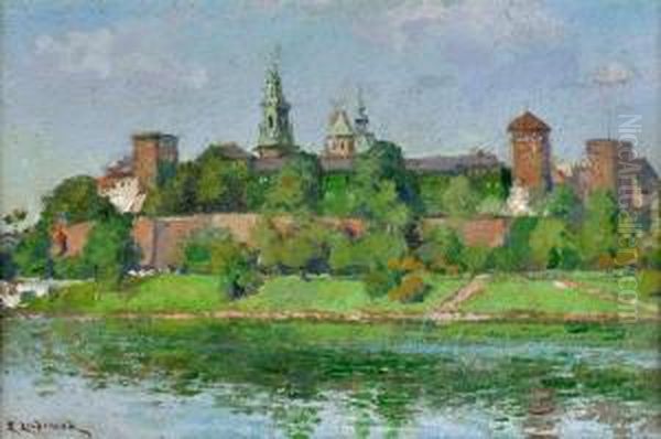 Widok Na Wawel Oil Painting by Emil Lindemann