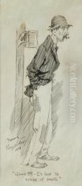 Untitled Oil Painting by Percival Ch., Percy Lindsay