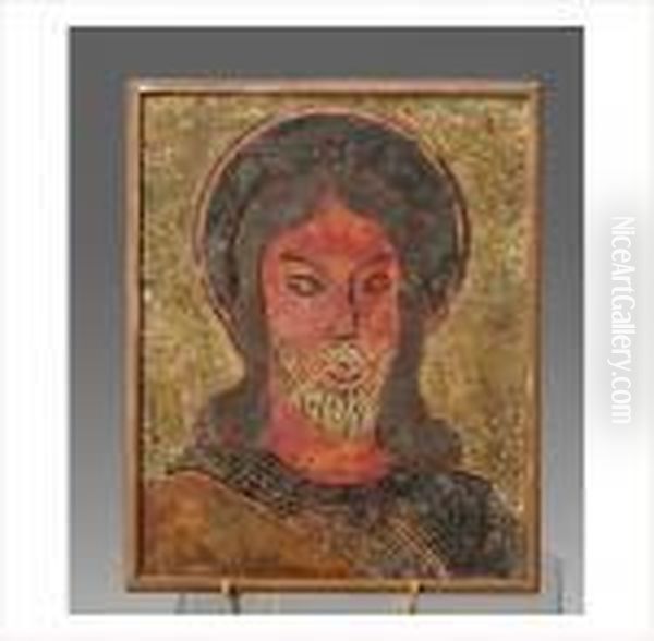 Plaque Rectangulaire Oil Painting by Claudius Linossier