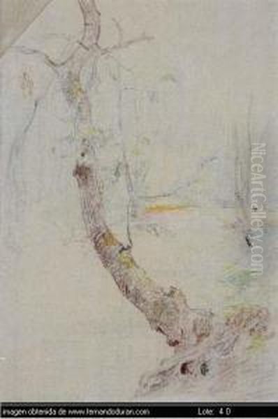 Untitled Oil Painting by Francisco Llorens Diaz