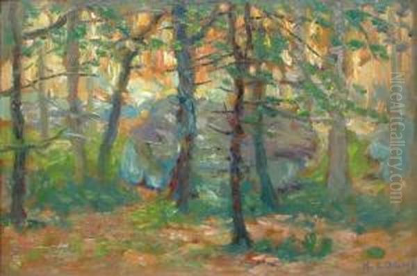 Luminis Oil Painting by Kimon Loghi