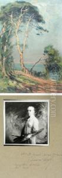 Mediterranean Landscape Oil Painting by Kimon Loghi