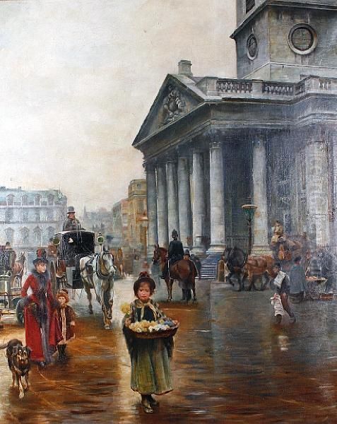 St Martins In The Field, London Oil Painting by Logsdail William
