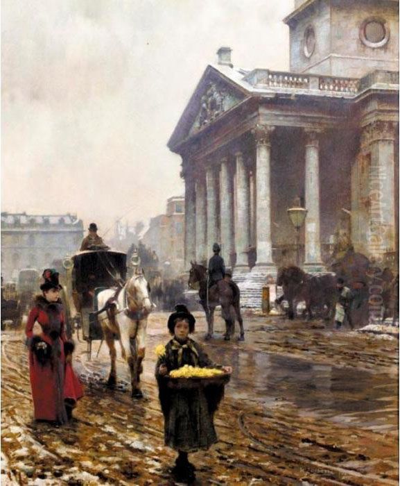 St. Martins-in-the-fields Oil Painting by Logsdail William