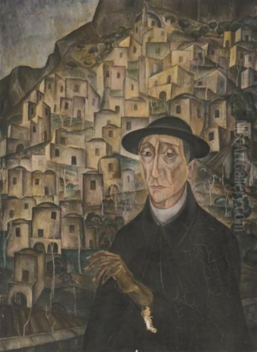 ''don Bepe'' Oil Painting by Adriaan Lubbers