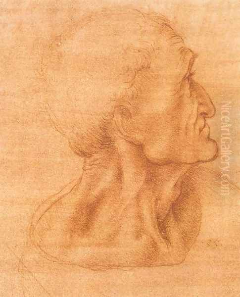 Study for the Last Supper: Judas Oil Painting by Leonardo Da Vinci