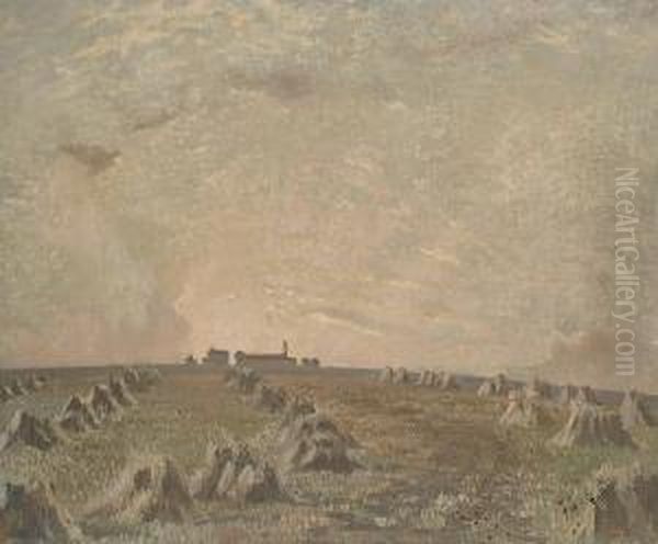 Between Sunset And Moonrise Oil Painting by Ernest S. Lumsden