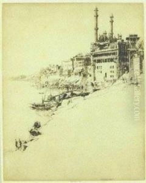 Benares No.1 Oil Painting by Ernest S. Lumsden