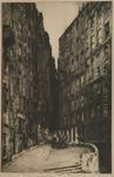 Saint Buckets, Edinburgh Oil Painting by Ernest S. Lumsden