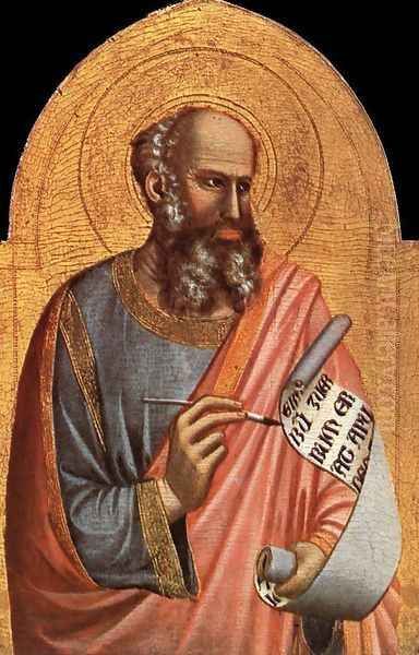 St John the Evangelist 1320-25 Oil Painting by Giotto Di Bondone