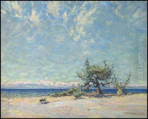 A Sandy Beach, Lake Ontario Oil Painting by James Edward Hervey MacDonald
