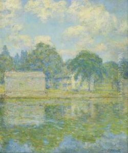 Summer Reflections Oil Painting by Elmer Livingston Macrae